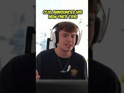 Clix ANNOUNCES his NEW FNCS trio 🏆