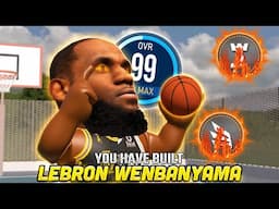 What If LEBRON And WEMBY Were COMBINED In Roblox Basketball