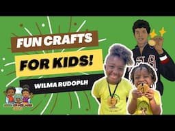 Wilma Rudolph | Crafts for Kids | DIY Gold Medal | Seed of Melanin Kids!