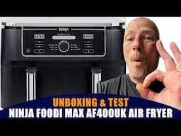 Ninja Foodi MAX Dual Zone AF400UK 9.5L Air Fryer Unboxing, Test and Review