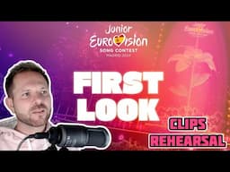 REACTION TO JUNIOR EUROVISION REHEARSAL CLIPS | LET'S BLOOM! 🌸 | JESC 2024