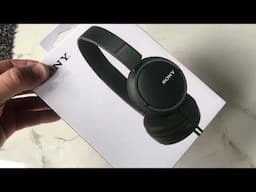 Sony MDR-ZX110 Unboxing Cheap Budget On-Ear Headphones