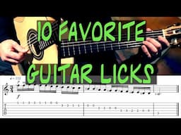 10 Favorite Guitar Licks! - Includes TAB - Robert Lunn