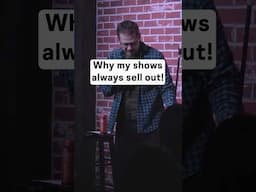 Embrace it... small rooms, short shorts... whatever it is #crowdwork #standupcomedy #comedyshorts