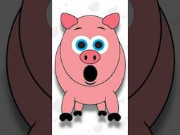 The Pig Says MOO? The Cow Says OINK? #shorts @BabyBigMouth #funny #kidssong #learning #animalsounds