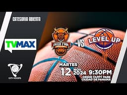 CITY HOOPS BASKETBALL 🏀 | DEAR FAM 🆚 LEVEL UP  | #FULLTVMAX | #ENVIVO