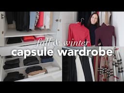 Building My FALL & WINTER Capsule Wardrobe 2024 (Seasonal Wardrobe Switchover)