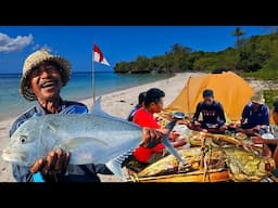 Hari ke 9 di PULAU TERPENCIL bertemu rombongan IKAN MARLIN di halaman kebun Kakek