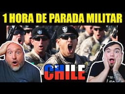 1 HORA DE PARADA MILITAR CHILE 🇨🇱 HIMNOS Y DESFILE MILITAR - REACCION