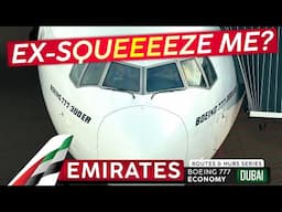 Emirates' TIGHTEST Seat · EMIRATES Economy Class 🇦🇪 Dubai ✈ Lahore 🇵🇰 The Dubai Mega Hub