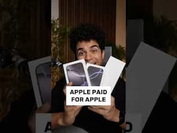 How Apple paid for Apple!