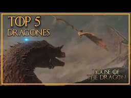 Top 5 Dragones más relevantes de La  Casa del Dragón