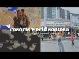 RESORTS WORLD SENTOSA SINGAPORE 2023 (van gogh, universal studios & a lot more! | Angel Dei