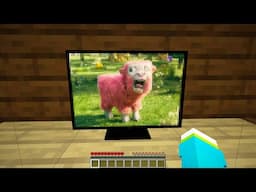 Watching the Minecraft Movie Trailer in Minecraft