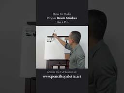 How to Make Proper Brush Strokes #art #painting #oilpainting #howtopaint