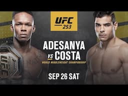 Israel Adesanya v Paulo Costa   UFC 253 Full Fight Replay