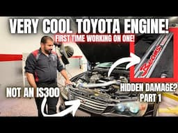 First Time Working On This Very COOL Toyota Engine! Going Into The Unknown!