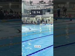 28 Seconds for 50m Swimming at Masters National Games 2024 🏊🏼 #swimming #sports #swimmer