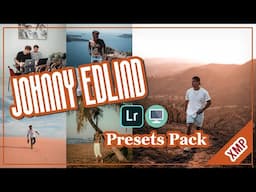 Lightroom tutorial preset how to edit like @johnny edlind preset pack free