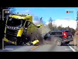 SHOCKING Moments Of Car FAILS Compilation 2024 - Idiots In Cars Caught On Camera - BAD DRIVERS