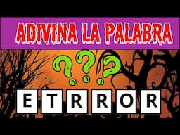 ADIVINA LA PALABRA de HALLOWEEN 🎃👻¿Podrás acertarlas todas?👻  Juego HALLOWEEN