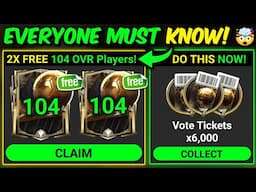 2X FREE 104 OVR Players - GET 6K VOTE TICKETS | Mr. Believer