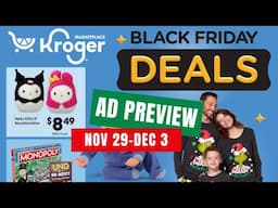 Kroger BLACK FRIDAY Ad Preview for 11/29-12/3 | HOT Deals on Clothing, Toys, & MORE