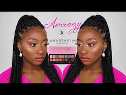 AMREZY X ABH PALETTE | TUTORIAL AND REVIEW ON DEEP SKIN | LOUISE KEANE | 2020