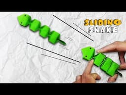 How To Make Sliding Paper Snake Origami