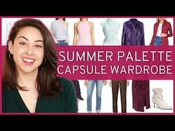 Capsule Wardrobe in summer Colors with an edgy vibe