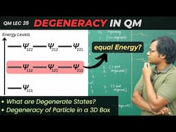 Degeneracy in QM