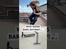 Who Needs Bars Anyway! 🛴 Juzzy Carter #shorts #shortvideo #scooter #tricks #viral #amazing