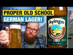 OLD-SCHOOL GERMAN LAGER! Ayinger Kellerbier Review [German Beer]