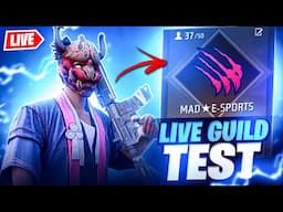 FREE FIRE LIVE GUILD TEST || MAD HYPER GAMING IS LIVE  🔥