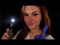 ASMR Cranial Nerve Exam | Dark Background Doctor ASMR For Sleep