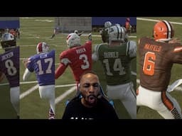 Madden 19 - Which Rookie QB can Throw a 99yd TD First? Mayfield, Darnold, Allen, Rosen or Jackson?