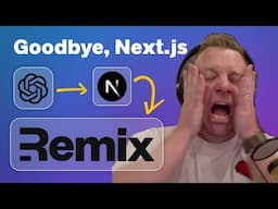 Why did OpenAI move from Next.js to Remix?