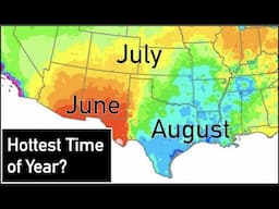 Why the Hottest Time of Year Varies Widely Across the USA