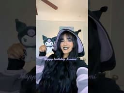 This was filmed on Kuromi’s bday, which was Oct. 31 🥰 #makeup #kuromi #makeuptutorial  #sanrio