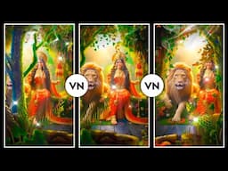 3D Durga Puja Status Video Editing | Navratri Special Status Video Editing in VN App | Vn Video Edit