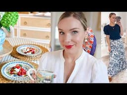 A Relaxing Summer Day 🍰 baking, Nordstrom Anniversary Sale picks, and puzzles | vlog