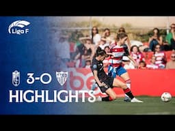 El resumen del Granada CF - Sevilla FC Femenino: vídeo, goles y mejores jugadas (Liga F)