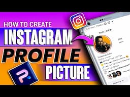 How To Create Social Media Profile Pic in  Mobile| Instagram, Facebook, Youtube, Profile Pic