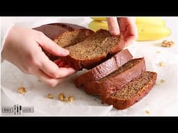 Easy BANANA BREAD RECIPE | MOIST for Days!