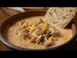 WHITE CHICKEN CHILI SOUP: Cozy up to a Bowl of Savory Soup/Easy & Delicious Recipe Perfect for Fall