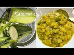 Arbi Allè recipe|kashmiri style zucchini recipe |simple and easy recipe of madina Allè.