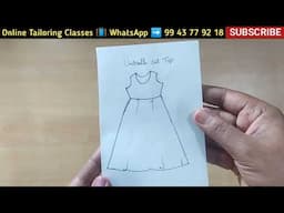 Pattern making | Best tailoring in tamil | Pattern drafting | Sewing pattern drawing for beginners