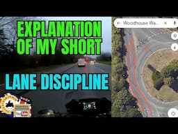 Lane discipline at roundabout explanation | clarification from the short.