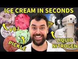 Making 11 Liquid Nitrogen Ice Cream Flavors (That Shouldn't Exist)