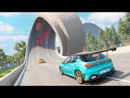 Racing The FASTEST Cars In BeamNG On The Craziest Track EVER...